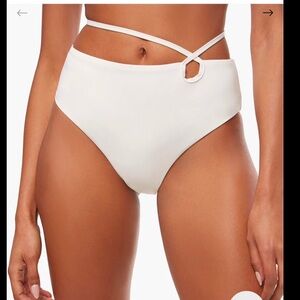 WeWoreWhat Strappy Tie Bikini Bottom NWT